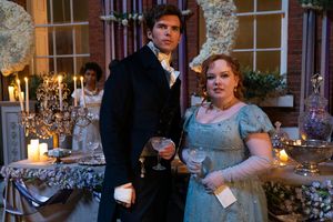 Luke Newton as Colin Bridgerton, Nicola Coughlan as Penelope Featherington @ BroadwayWorld Luke Newton as Colin Bridgerton, Nicola Coughlan as Penelope Featherington Photo