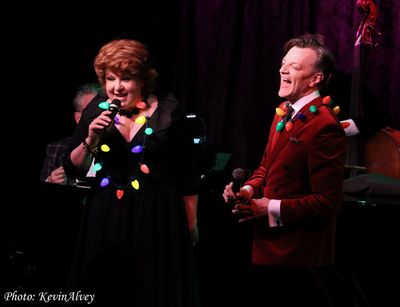 Klea Blackhurst, Jim Caruso Photo