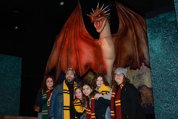 Dan Fogler, Betsy Kaplan, Zoe Kaplan, Shari Fogler, Edie Fogler and Franny Fogler  Photo