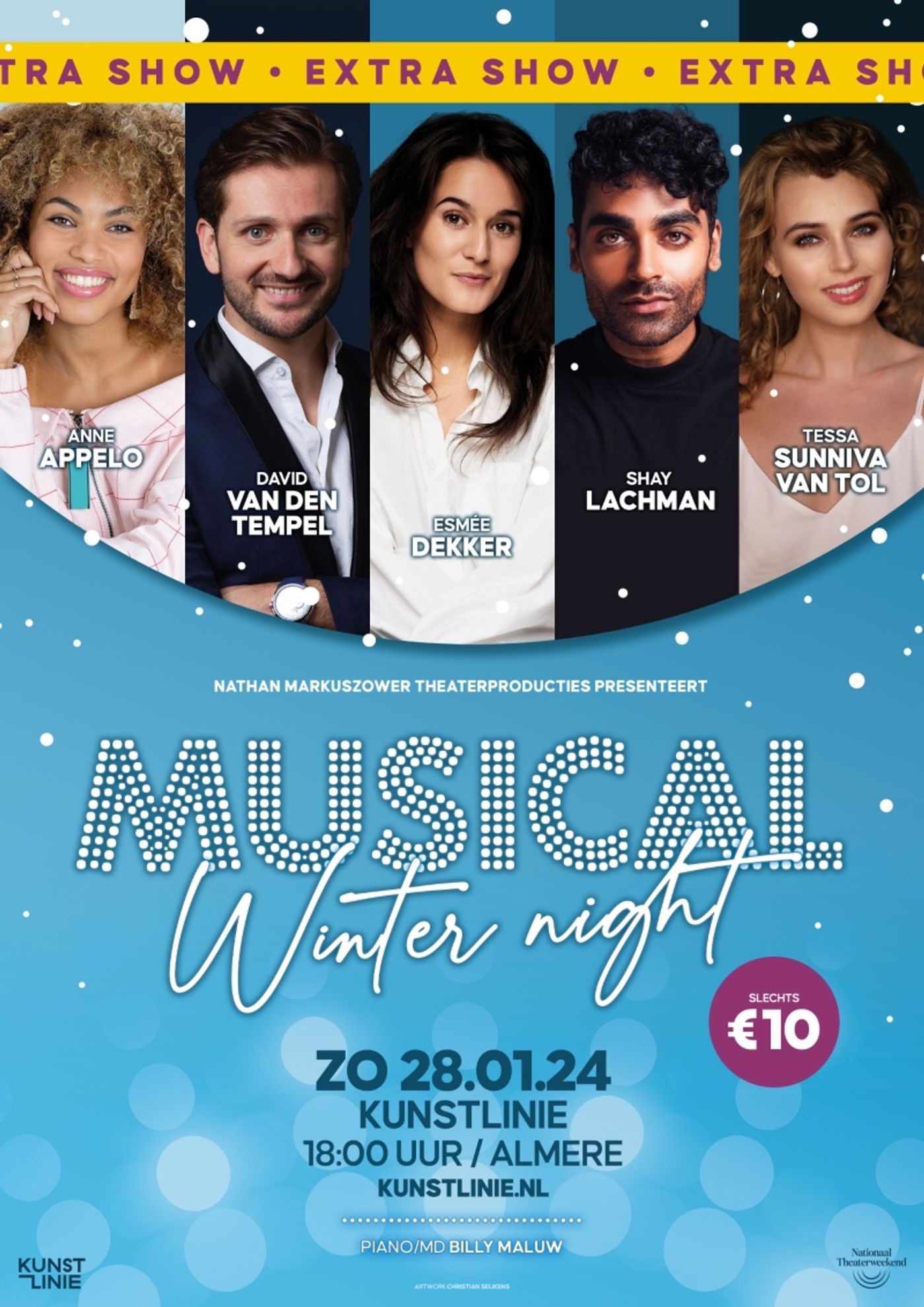 Feature: WEGENS SUCCES EXTRA VOORSTELLING 'MUSICAL WINTER NIGHT' TOEGEVOEGD!  Image