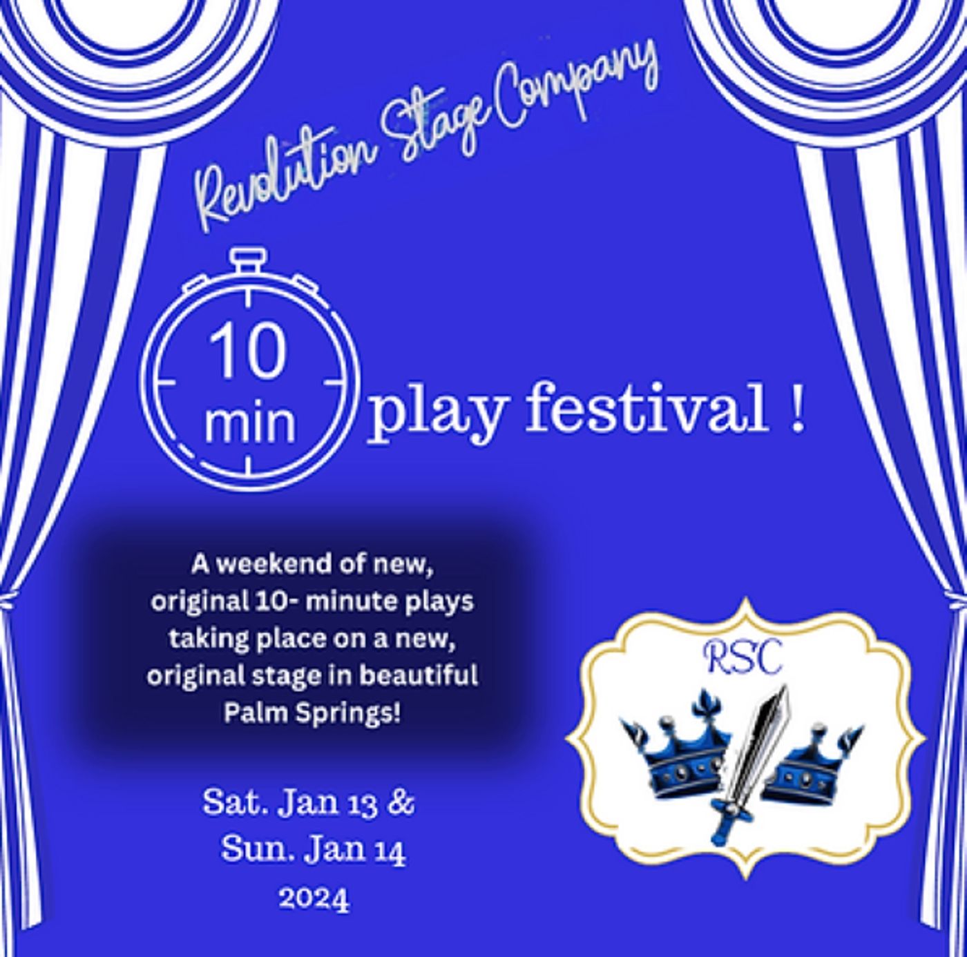 Previews: TEN MINUTE PLAY FESTIVAL at Revolution Stage Company  Image