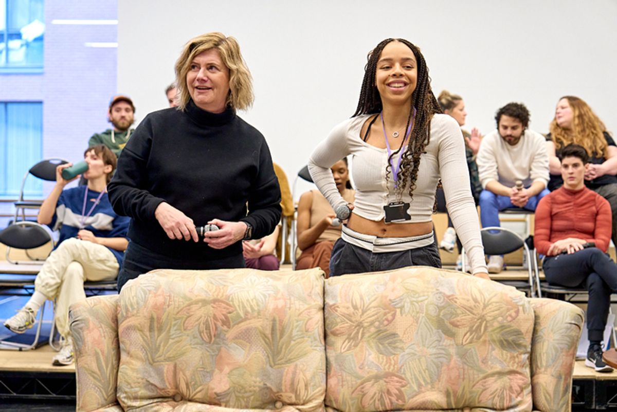 Jackie Clune and Naomi Katiyo at 