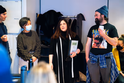 Linda Cho, Dori Bernstien, John Lavelle Photo