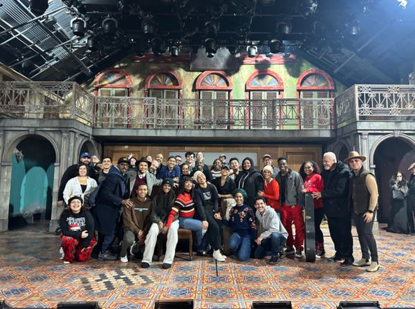 Angela Bassett and Courtney B. Vance with the cast Photo