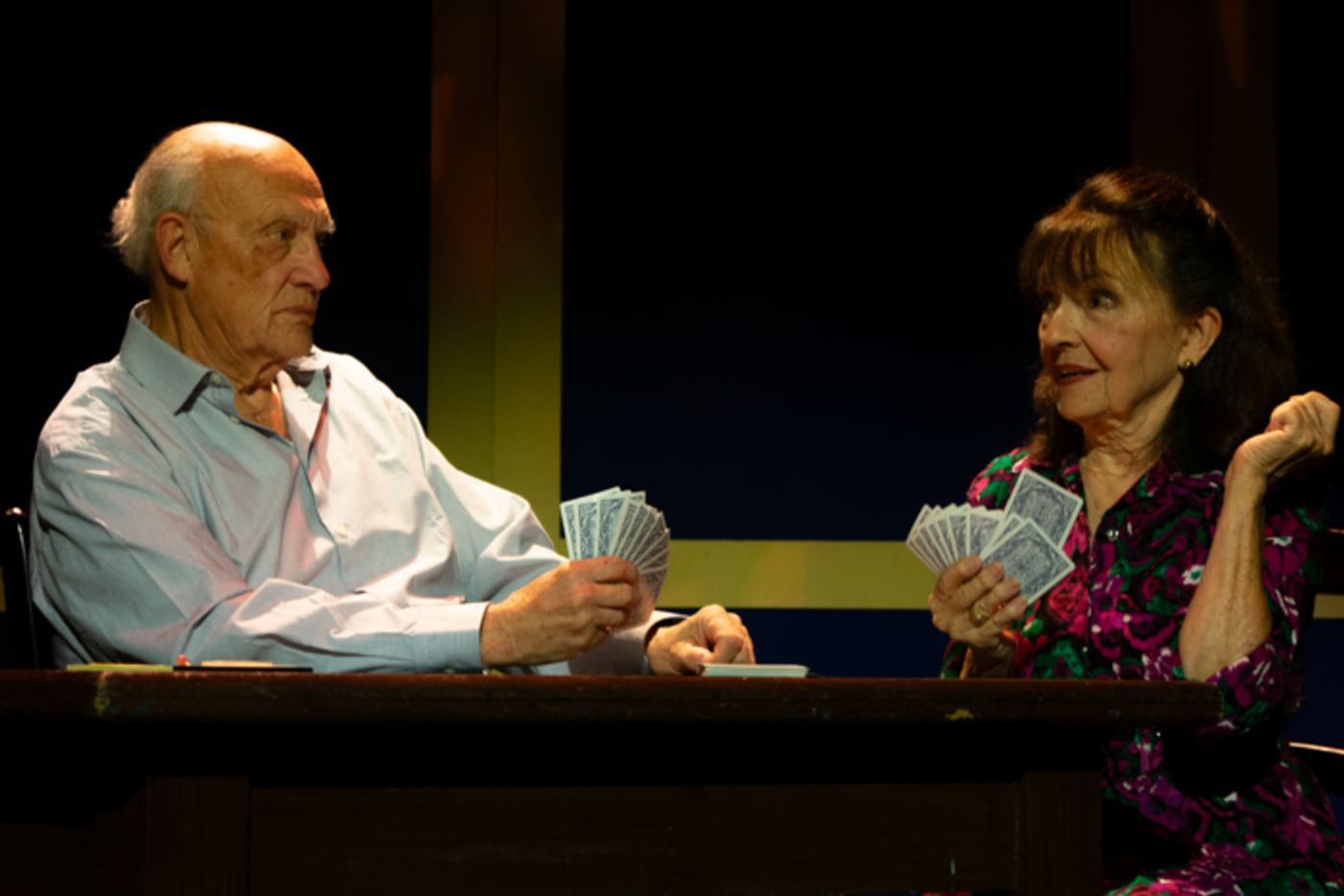 Photos: First Look at Bradlee & Marci Bing in Theatre Three's THE GIN GAME Photos: First Look at Bradlee & Marci Bing in Theatre Three's THE GIN GAME Image