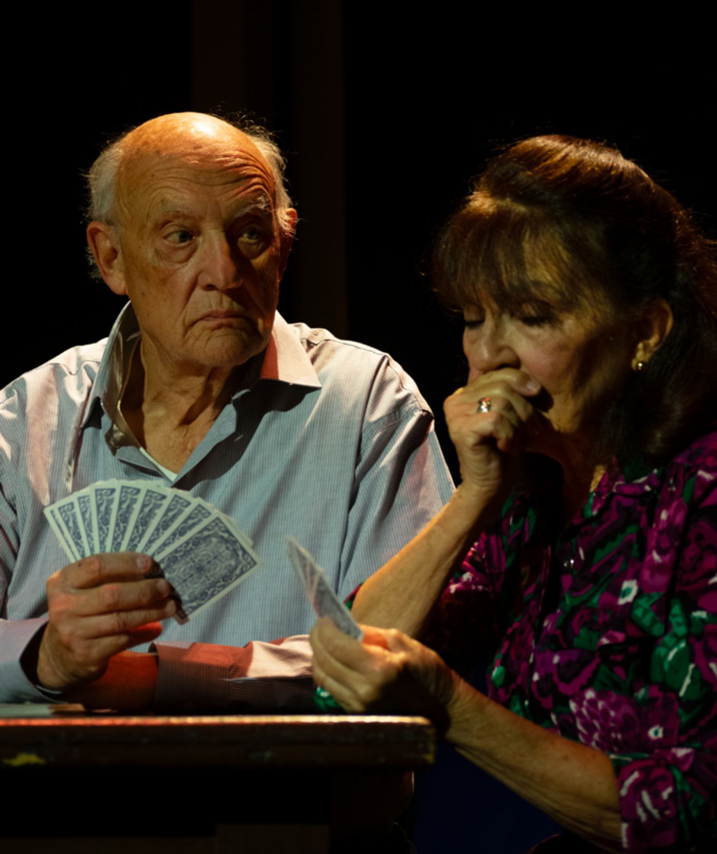 Photos: First Look at Bradlee & Marci Bing in Theatre Three's THE GIN GAME Photos: First Look at Bradlee & Marci Bing in Theatre Three's THE GIN GAME Image