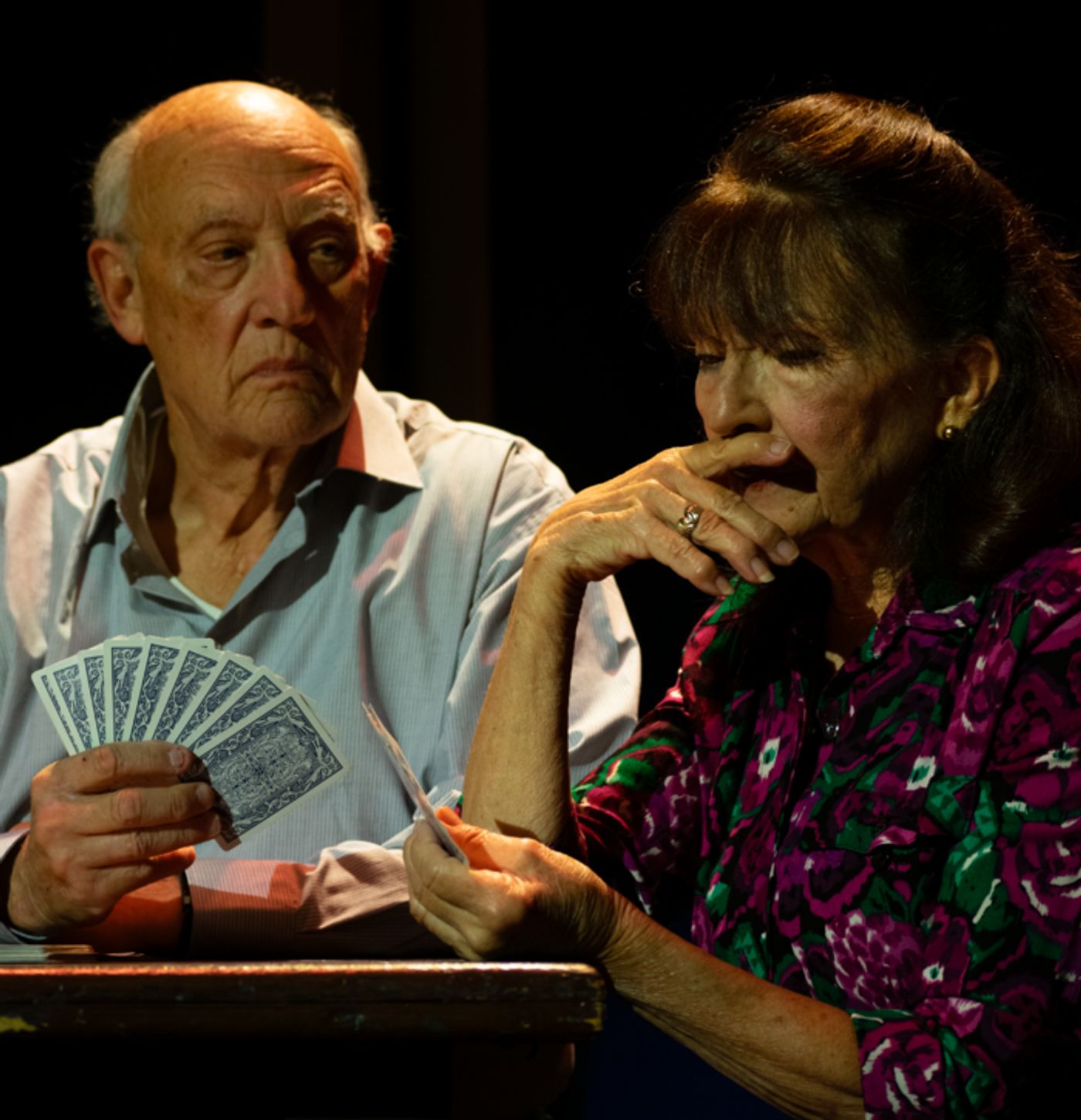 Photos: First Look at Bradlee & Marci Bing in Theatre Three's THE GIN GAME Photos: First Look at Bradlee & Marci Bing in Theatre Three's THE GIN GAME Image