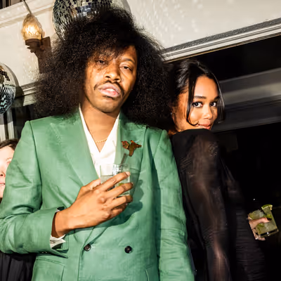 Jeremy O. Harris and Laura Harrier Photo