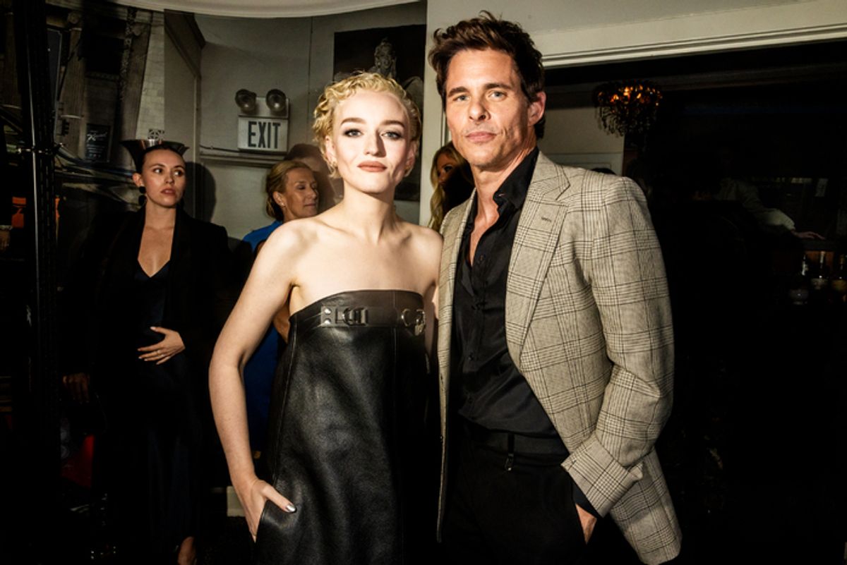 Julia Garner and James Marsden at 