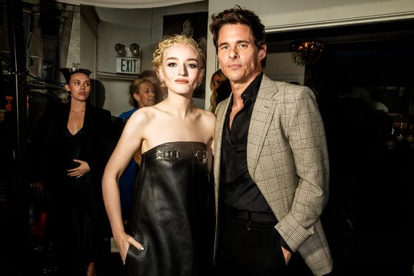 Julia Garner and James Marsden Photo