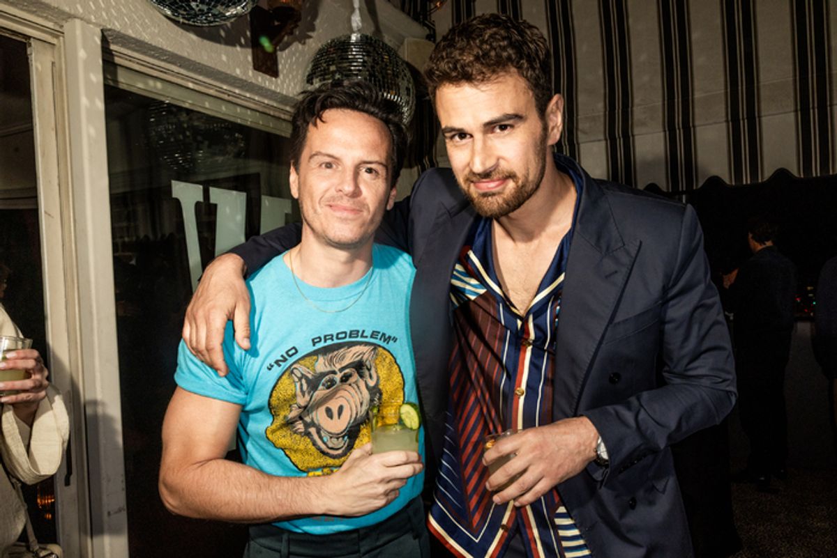 Andrew Scott and Theo James at 