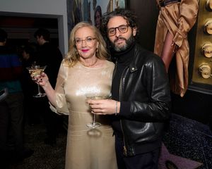 J. Smith-Cameron and Arian Moayed Photo