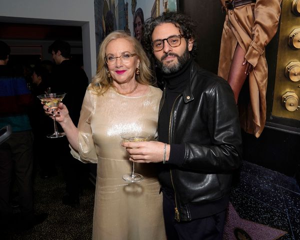 J. Smith-Cameron and Arian Moayed Photo