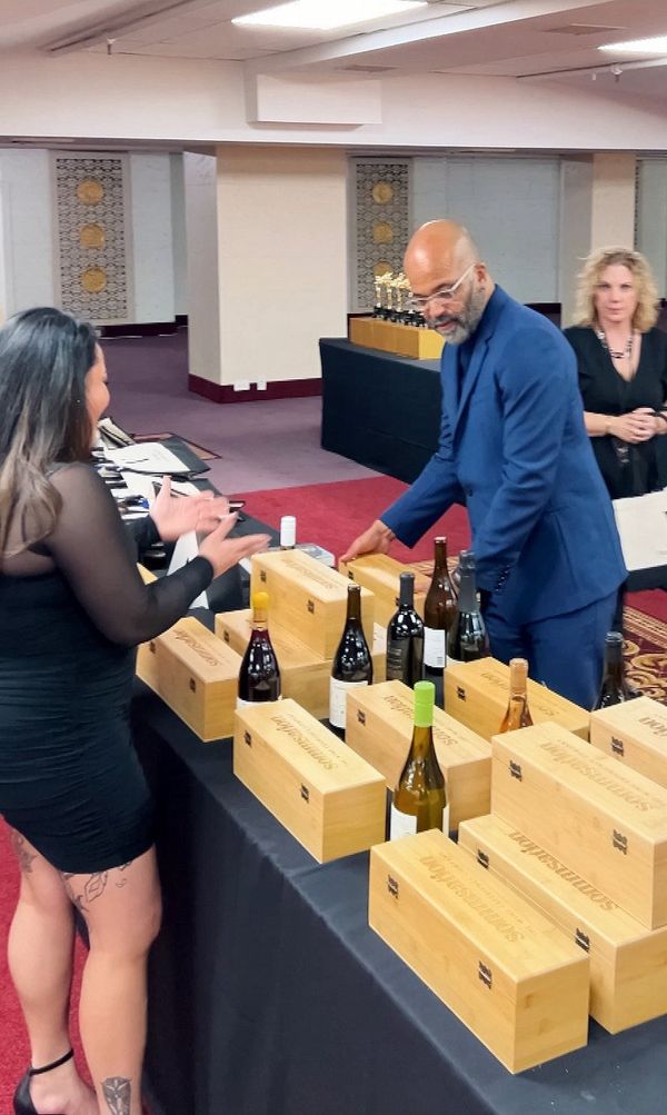 Crystal Langley and Jeffrey Wright Photo