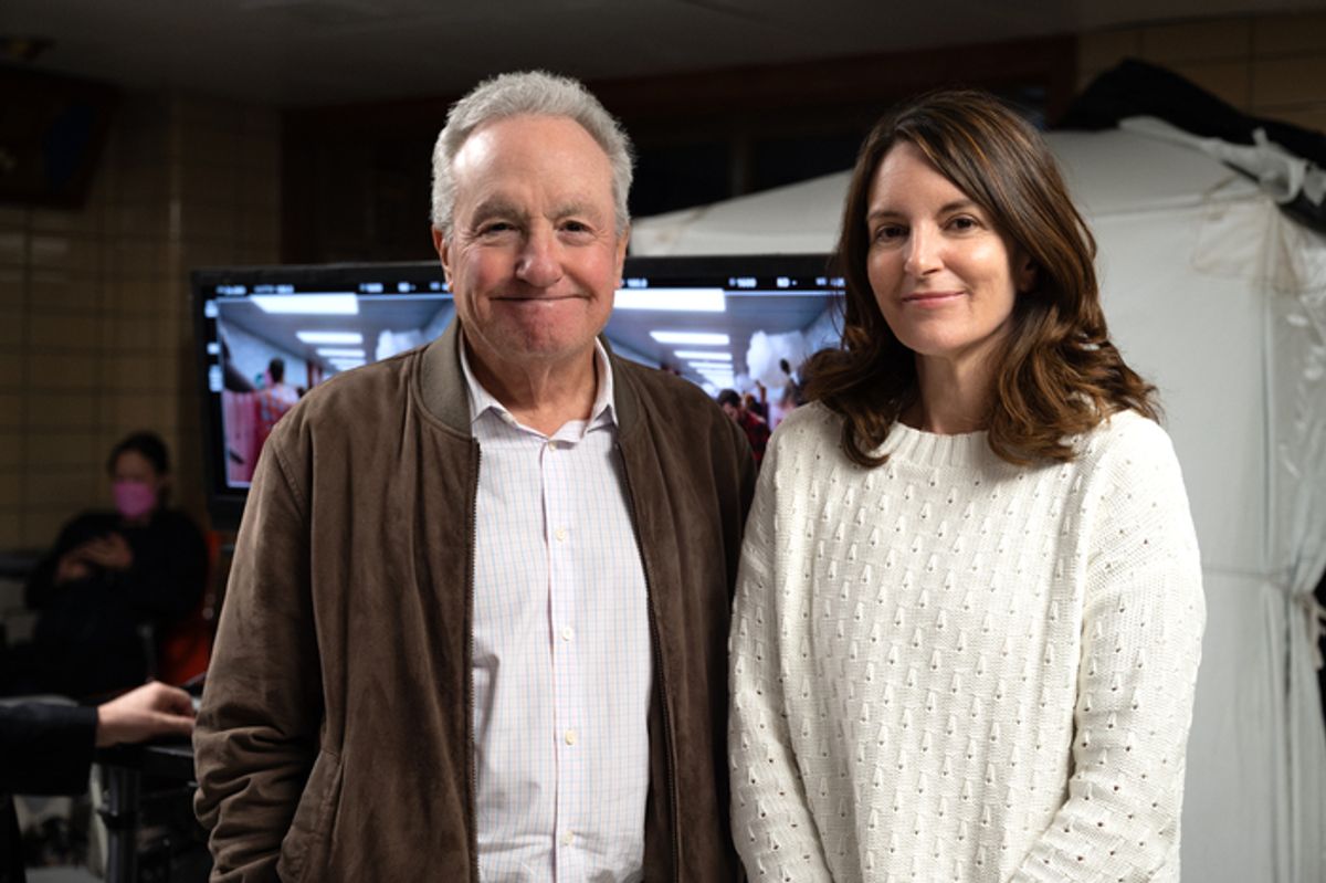 Producers Lorne Michaels and Tina Fey at 