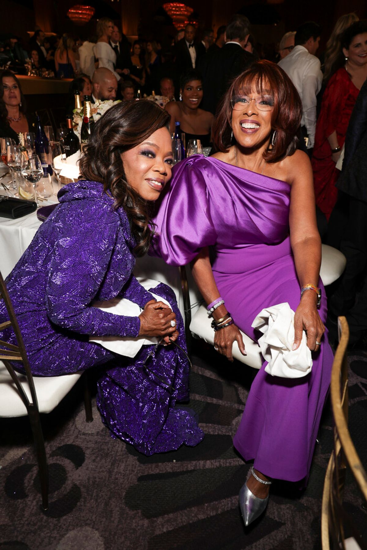 Oprah Winfrey and Gayle King at 