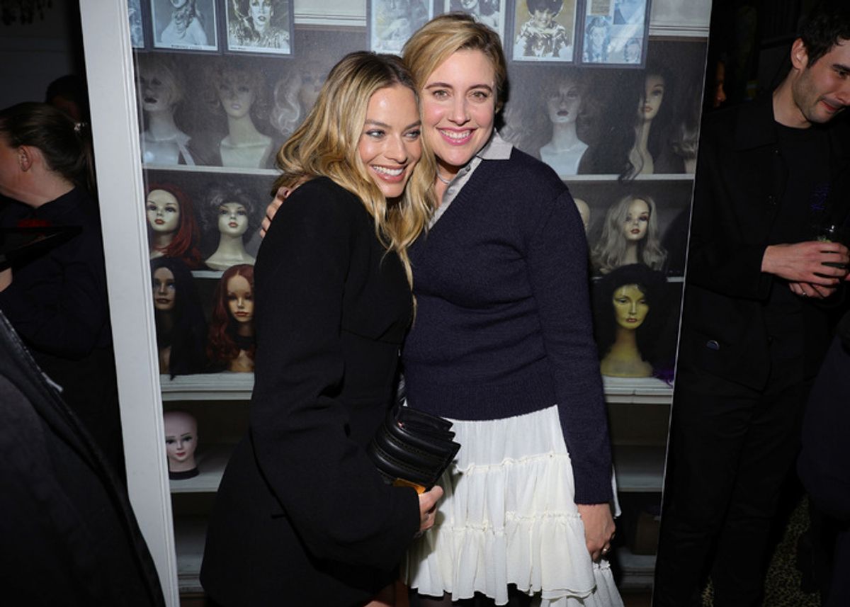 Margot Robbie and Greta Gerwig at 