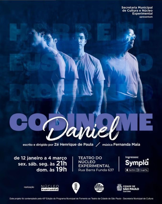 Writer and LGBTQIAPN+ Activist Herbert Daniel has His Life and Times Celebrated in the Musical CODINOME DANIEL  Image