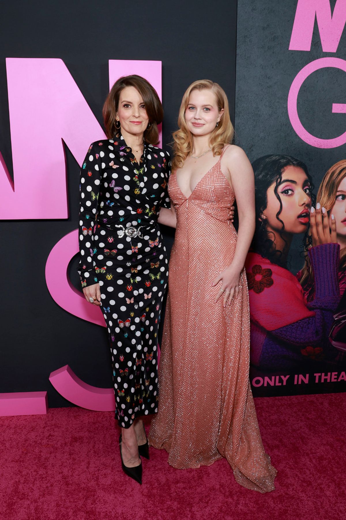 Tina Fey and Angourie Rice at 