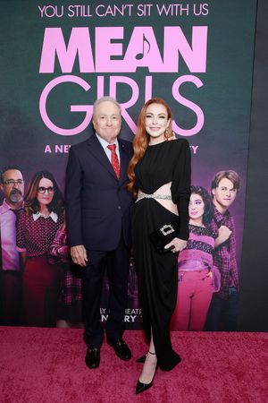 Lorne Michaels and Lindsay Lohan Photo