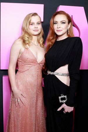 Angourie Rice and Lindsay Lohan Photo