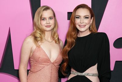 Angourie Rice and Lindsay Lohan Photo