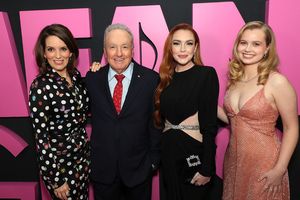 Tina Fey, Lorne Michaels, Lindsay Lohan and Angourie RiceTina Fey, Lorne Michaels, Li Photo