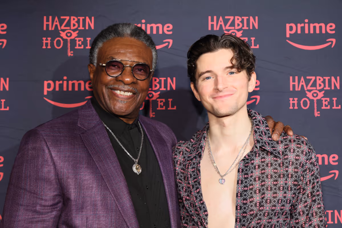 Keith David and Blake Roman at 