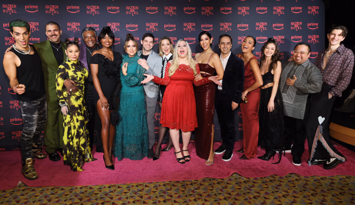 Brandon Rogers, Joel Perez, Daphne Rubin-Vega, Keith David, Patina Miller, Jessica Vosk, Jeremy Jordan, Erika Henningsen, Vivienne Medrano, Stephanie Beatriz, Amir Talai, Krystina Alabado, Kimiko Glenn, Don Darryl Rivera and Blake Roman at 