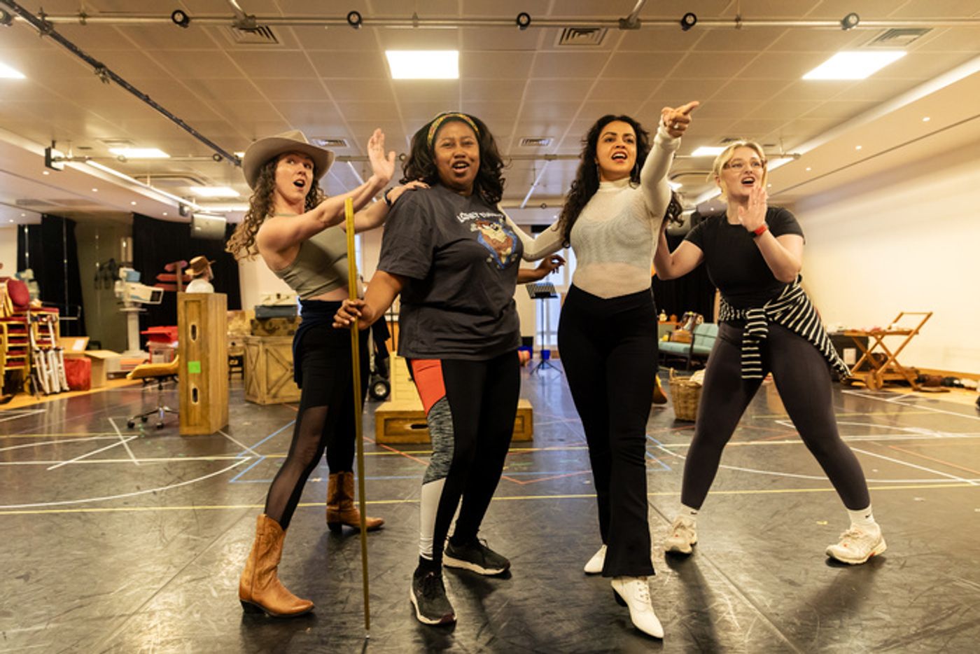 Photos: Go Inside Rehearsals for BRONCO BILLY - THE MUSICAL  Image
