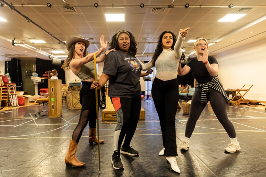 Photos: Go Inside Rehearsals for BRONCO BILLY - THE MUSICAL Image