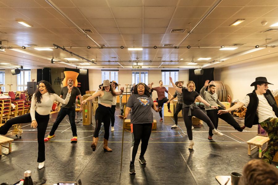 Photos: Go Inside Rehearsals for BRONCO BILLY - THE MUSICAL Image