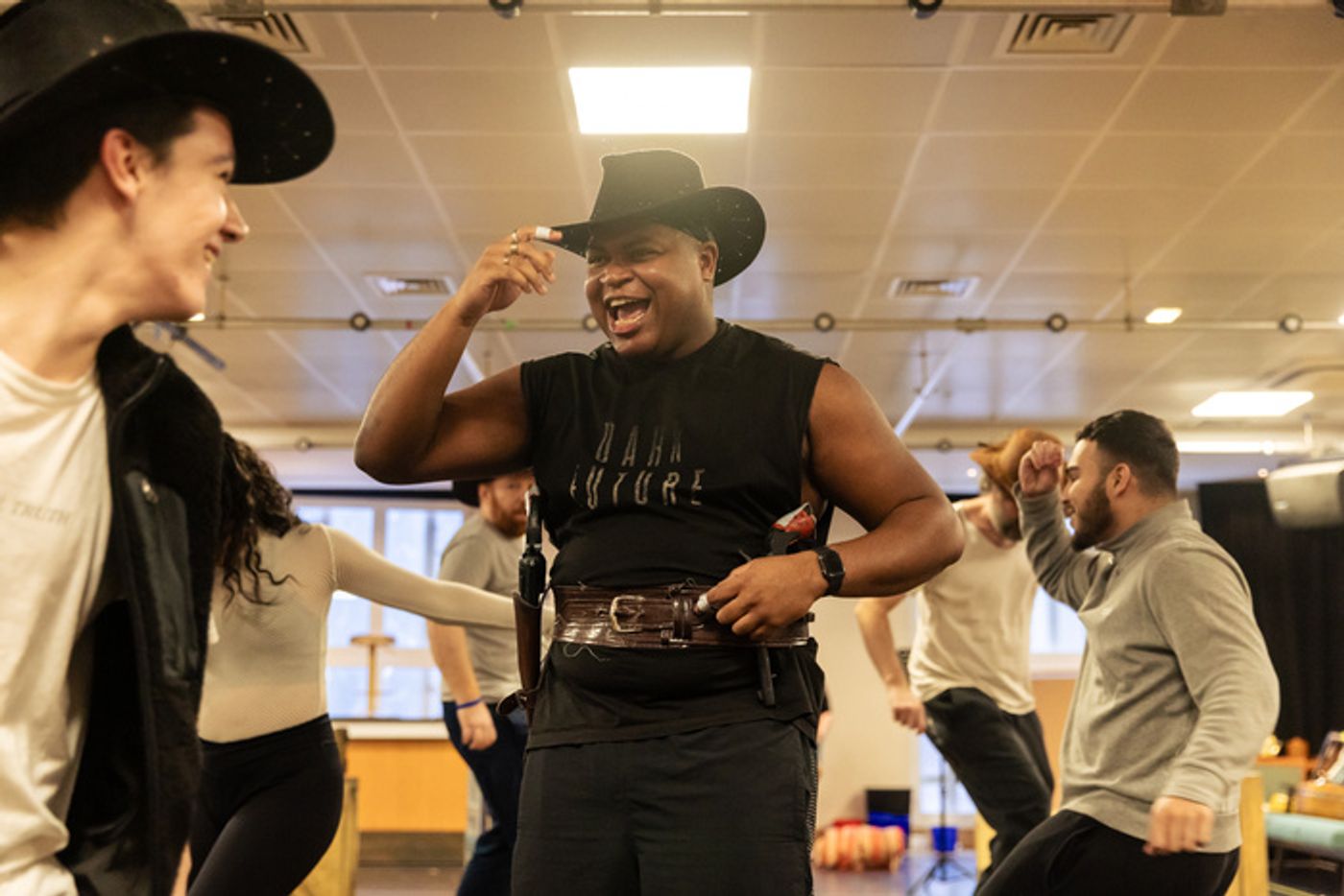 Photos: Go Inside Rehearsals for BRONCO BILLY - THE MUSICAL  Image