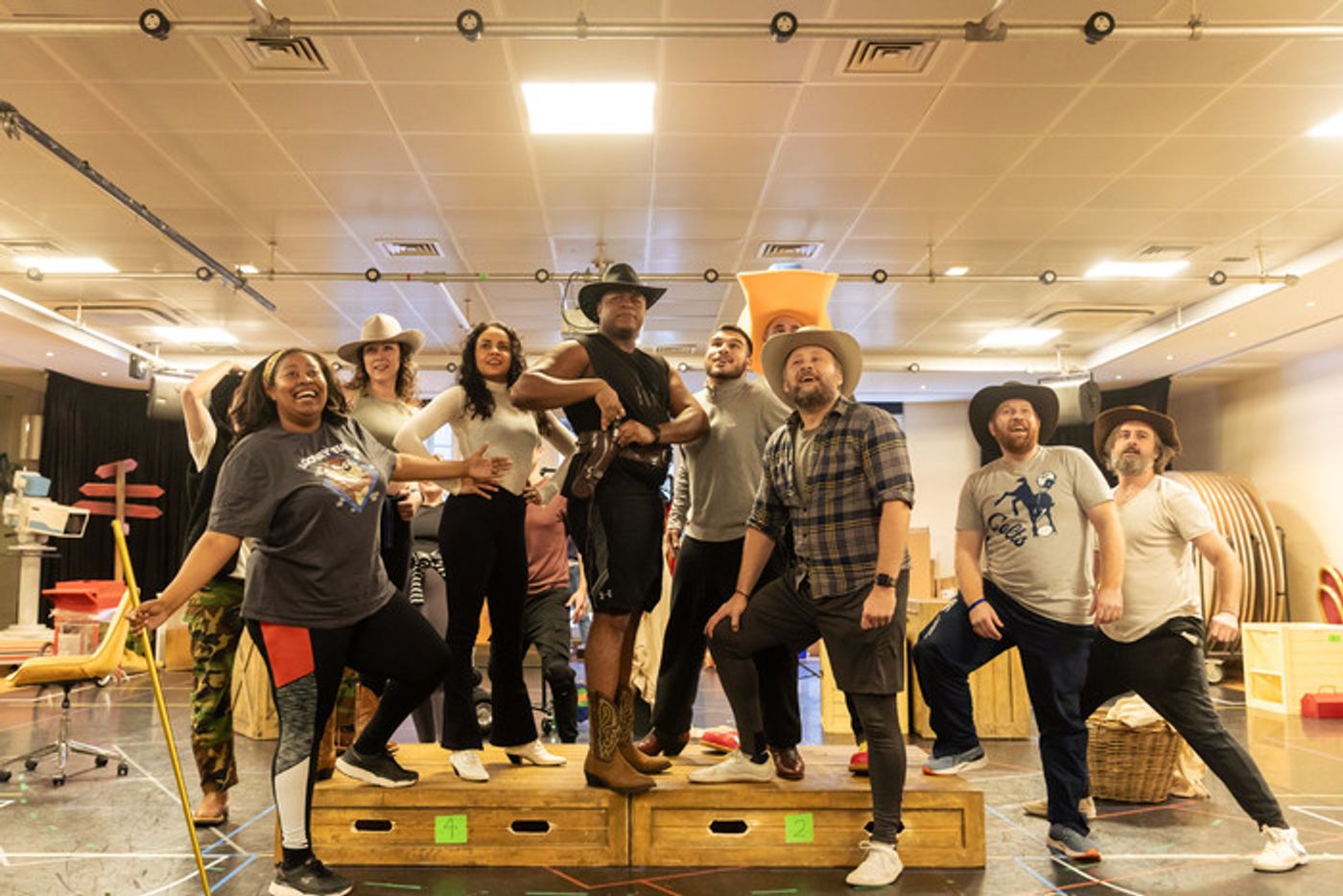 Photos: Go Inside Rehearsals for BRONCO BILLY - THE MUSICAL  Image