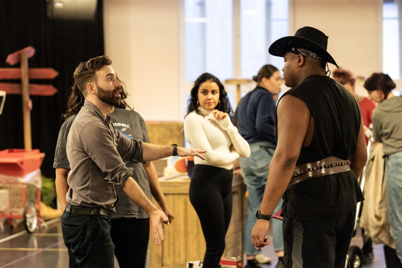 Photos: Go Inside Rehearsals for BRONCO BILLY - THE MUSICAL  Image