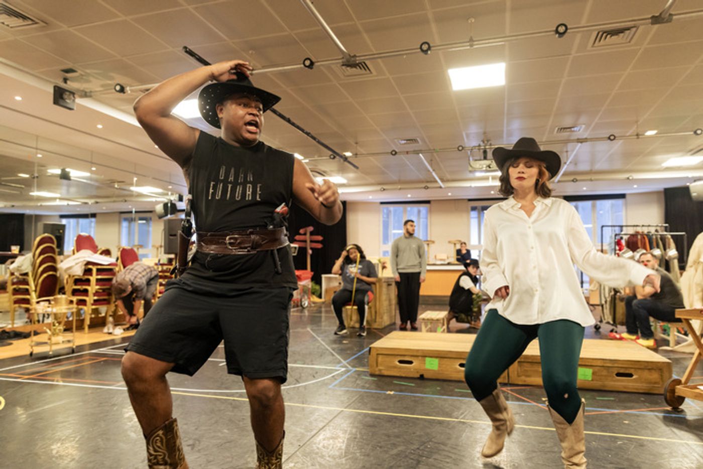 Photos: Go Inside Rehearsals for BRONCO BILLY - THE MUSICAL  Image