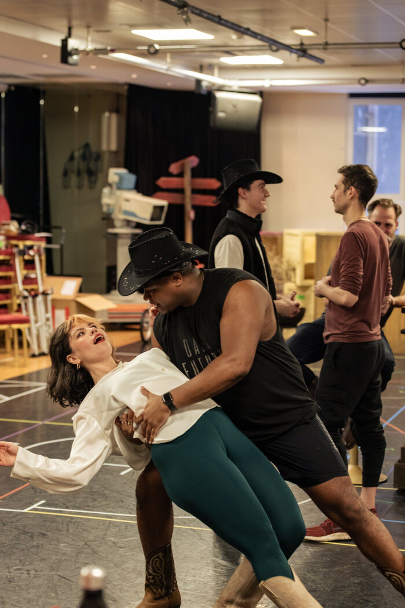 Photos: Go Inside Rehearsals for BRONCO BILLY - THE MUSICAL  Image