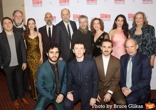 Playwright Joshua Harmon, Richard Masur, Molly Ranson, Nael Nacer, Anthony Edwards, B Photo