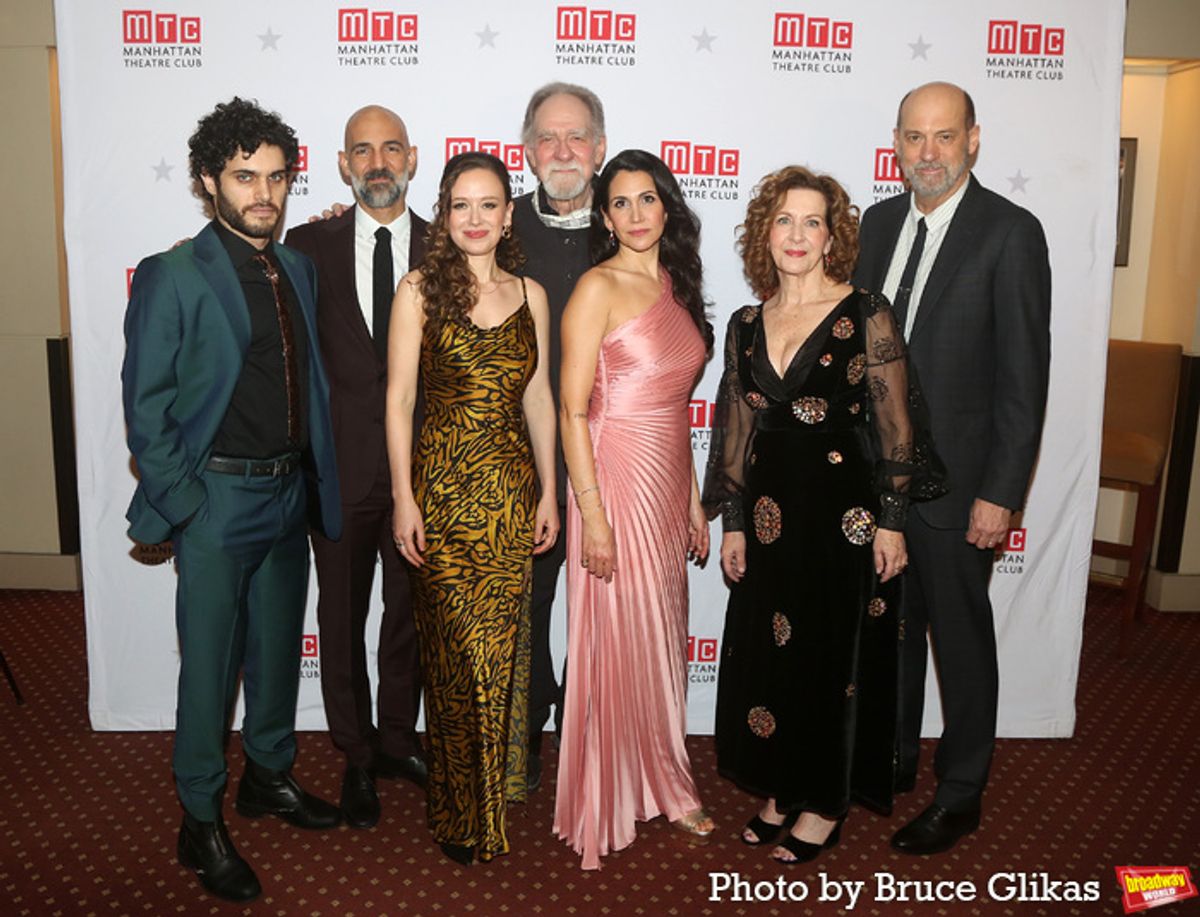 Aria Shahghasemi, Nael Nacer, Molly Ranson, Richard Masur, Francis Benhamou, Betsy Aidem and Anthony Edwards at 