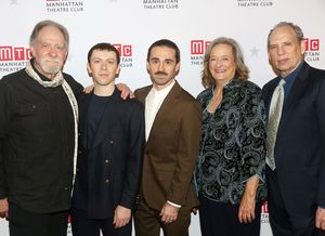 Richard Masur, Ethan Haberfield, Ari Brand, Nancy Robinette and Daniel Oreskes Photo