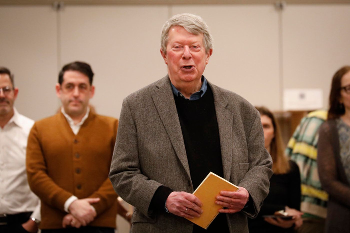 Photos: See John Behlmann, Saffron Burrows & More in Rehearsals for CORRUPTION at Lincoln Center Theater  Image