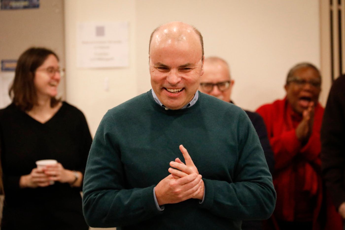 Photos: See John Behlmann, Saffron Burrows & More in Rehearsals for CORRUPTION at Lincoln Center Theater  Image