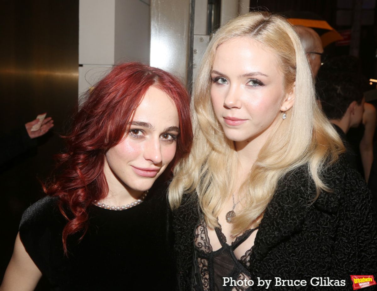 Sophia Anne Caruso and Julia Nightengale at 