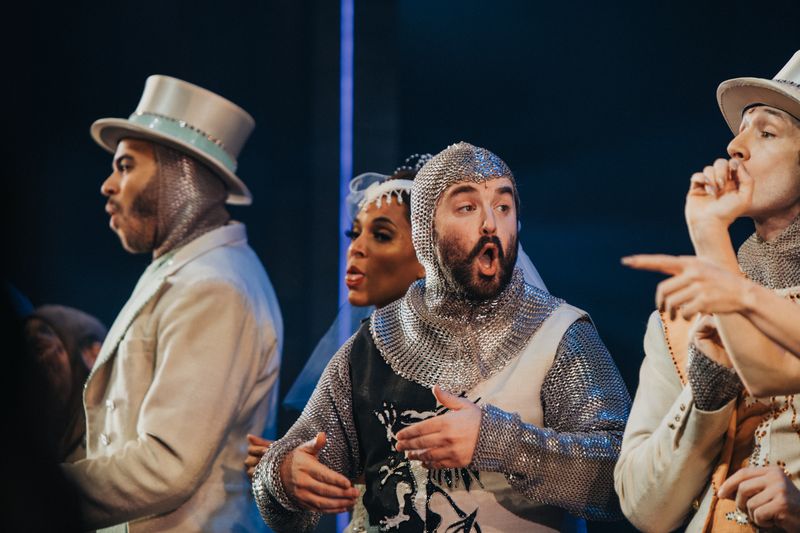 Photos: Alex Brightman Takes First Bows in SPAMALOT on Broadway — photo 3 of 9