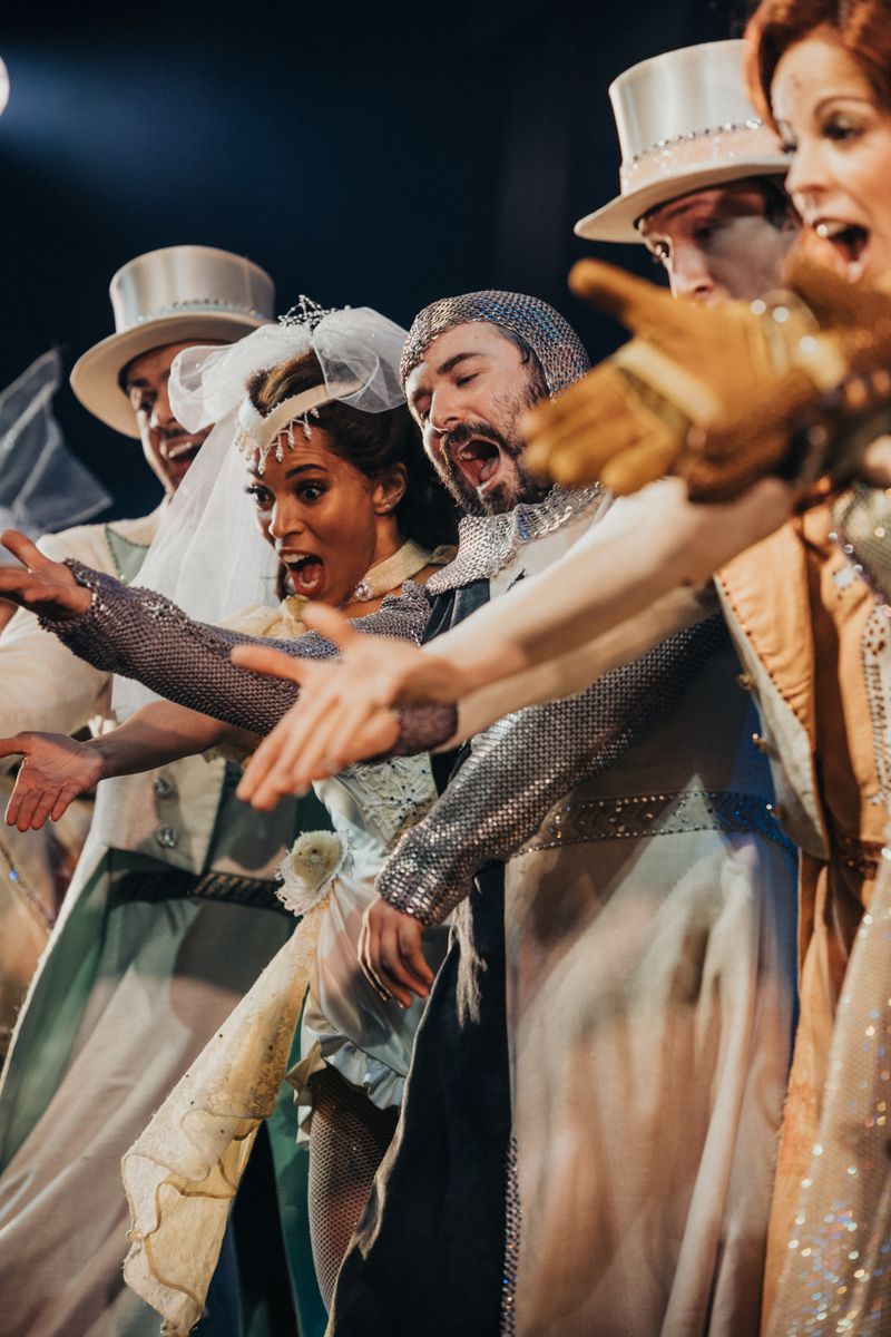 Photos: Alex Brightman Takes First Bows in SPAMALOT on Broadway — photo 5 of 9