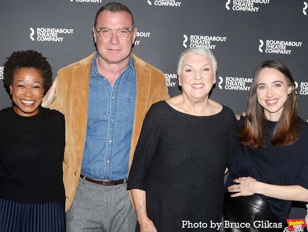 Quincy Tyler Bernstine, Liev Schreiber, Tyne Daly and Zoe Kazan Photo