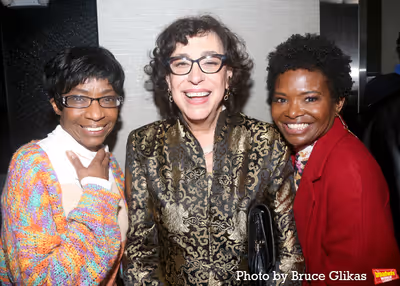 Adriane Lenox, MTC Artistic Director Lynne Meadow and La Chanze Photo
