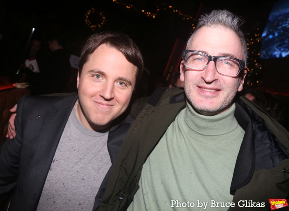 Playwright Joshua Harmon and Daniel Aukin  at 