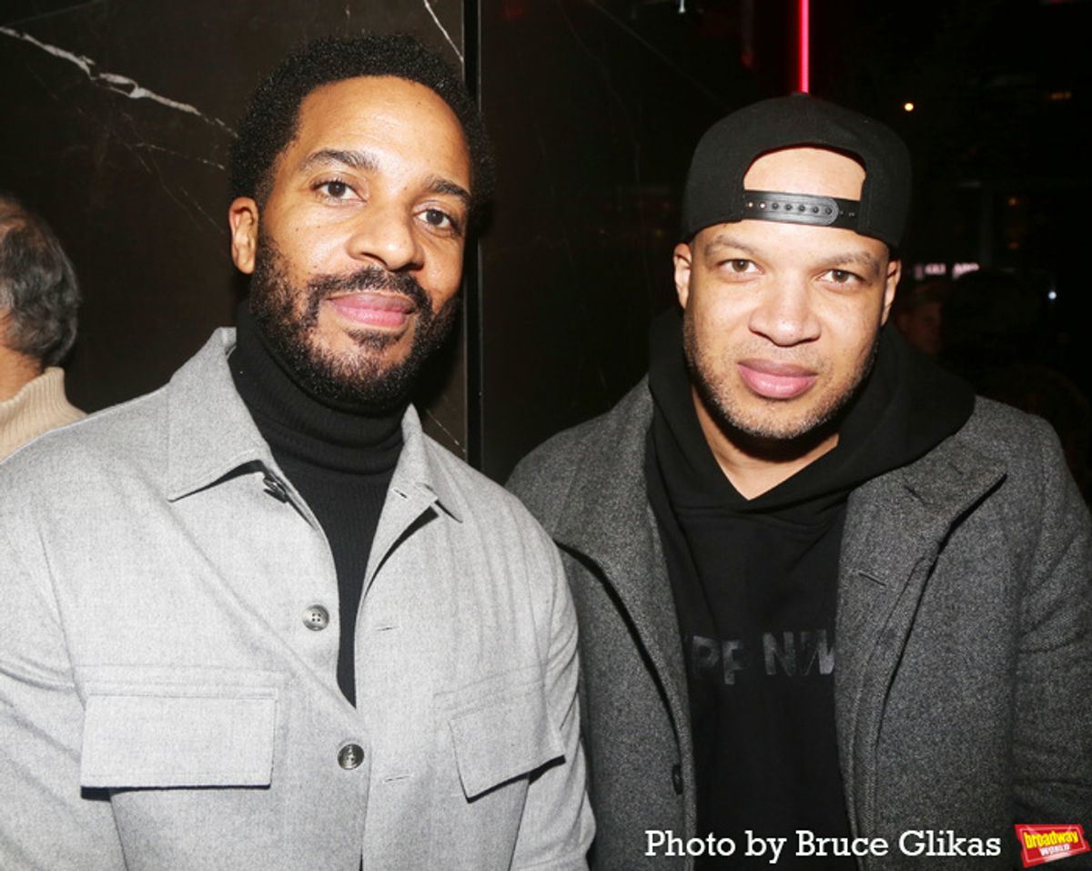 Andre Holland and Glenn Davis  at 