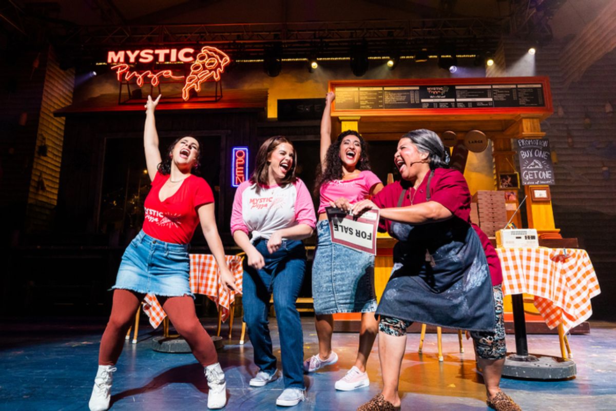 Krystina Alabado, Kyra Kennedy, Gianna Yanelli, Rayanne Gonzales  at 